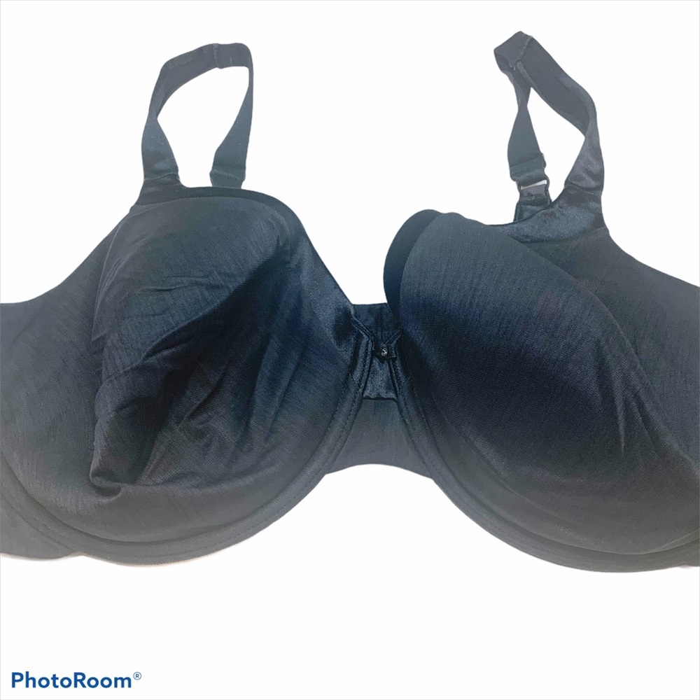 Vanity Fair 40DD‎ Black Lightly Lined Plus Size Bra